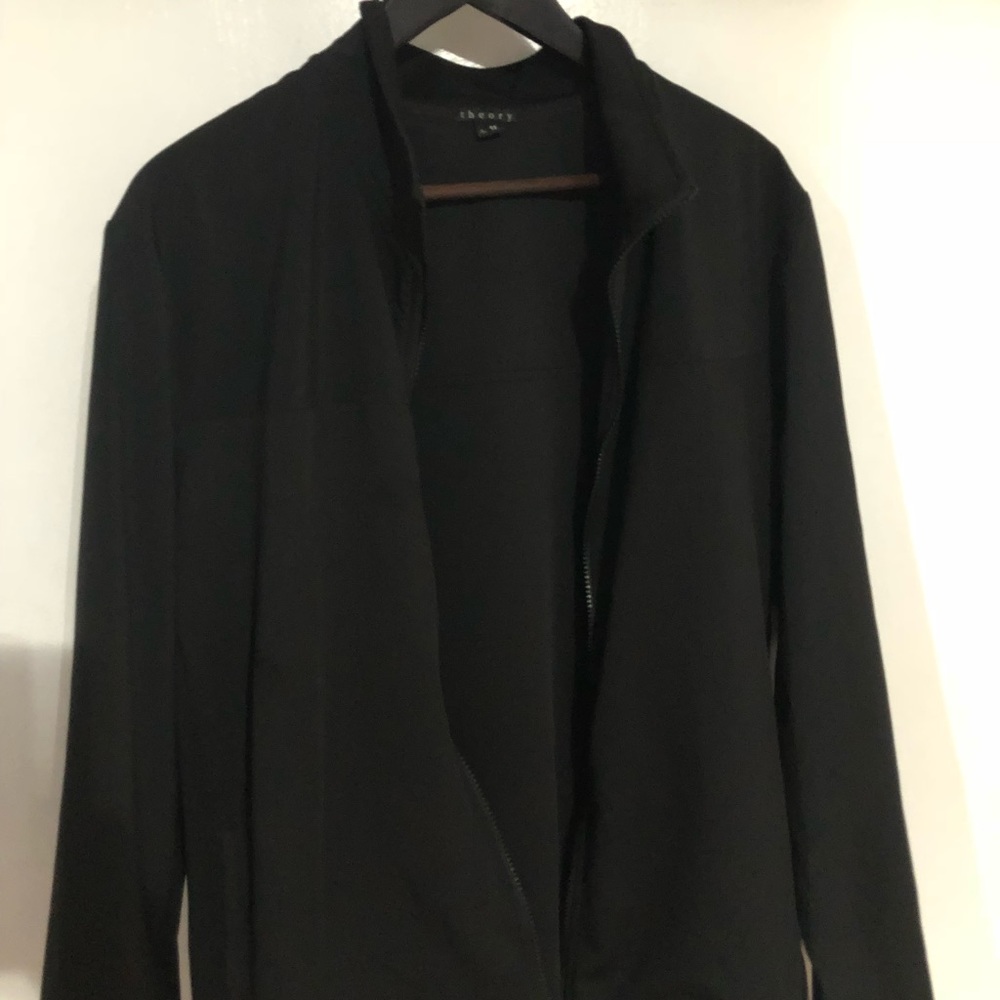 Theory dry fit zip up jacket large